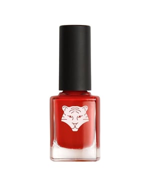 All Tigers Vegan & Natural Nail Polish Long-Lasting Shine, 206 Orange Red