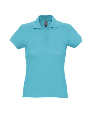 SOLS Dames/dames Passion Pique Poloshirt met korte mouwen (Blauw Atol)