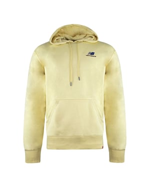 New Balance Långärmad Gul Mens Essentials Broderad Hoodie MT11550 PSW