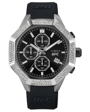Timex Ufc King Chrono Heren Zwarte Horloge TW2V99300