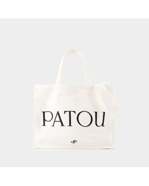Stor shoppingväska - PATOU - Bomull - Vit