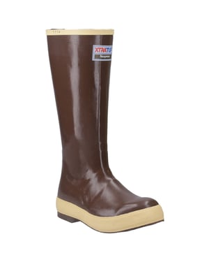 Xtratuf Legacy 15" Plain Toe Rubber Copper/Tan Wellington Boots