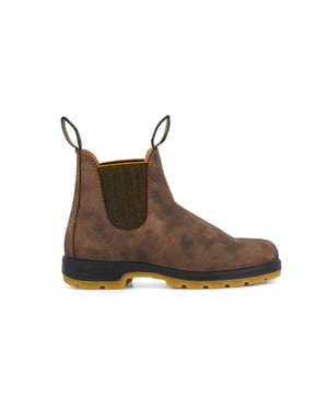 Blundstone #1944 Rustieke bruin/mosterd Chelsea-laars