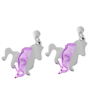 Orphelia 'Celinia' Child's 925 Sterling Silver Drop Earrings - Silver ZO-7134