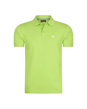Cappuccino Italia Polo SS Polo Plain Pique Grön