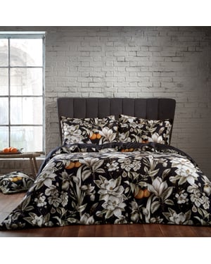 EW by Edinburgh Weavers Lavish Floral Premium Cotton Sateen Duvet Cover Set