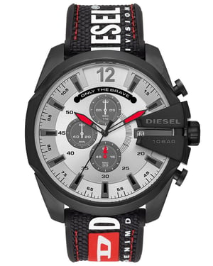 Diesel Mega Chief herenhorloge Zwart DZ4512