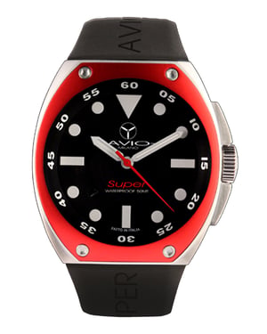 Avio milano: mens super black watch