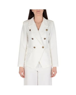 19V69 Italia Womens Jacket White GIACCA MARA BIANCO