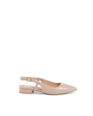 19V69 Italia Womens Slingback Ballerina Beige V81831 BEIGE