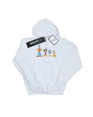 Disney Jongens Mickey Mouse Friends Hoodie (Wit)