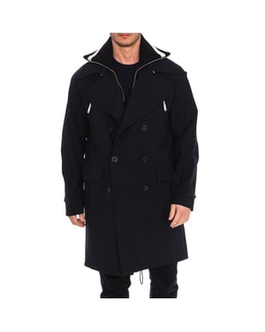 Dubbellaagse trenchcoat S74AH0094-S40320 man