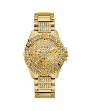 Guess W1156L2 Dames Gouden Horloge Met Kristallen