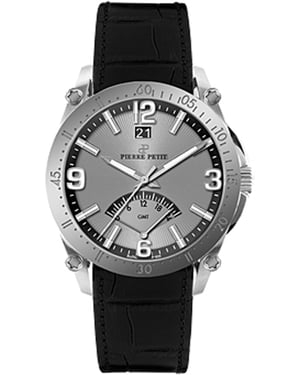 Pierre Petit: Mens Serie Le Mans Silver Watch