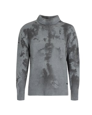 Takeshy Kurosawa Pullover Dolcevita Herr Grå