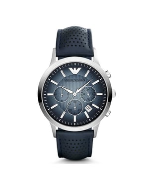 Emporio Armani Renato Mannen Horloge Blauw AR2473