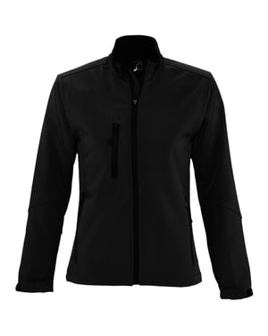 SOLS Dames/dames Roxy Soft Shell Jacket (ademend, winddicht en waterbestendig) (Zwart)