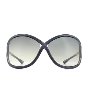 Tom Ford Zonnebril 0009 Whitney 0B5 Crystal Grijs Grijs Verloop
