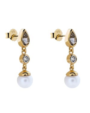 Orphelia 'Lylou' Dames 925 Sterling Zilveren Oorbellen - Goud ZO-7498/G