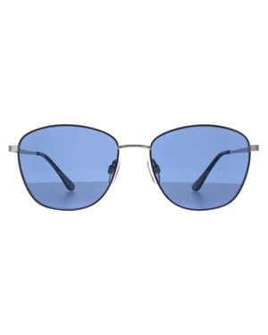 Smarty Square Unisex Blauw Mat Zilver X1113