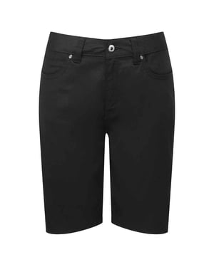 Premier Dames/Dames Performance Casual Shorts (Zwart)