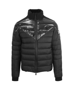 Plein Sport Plain Quiltad Svart Jacka