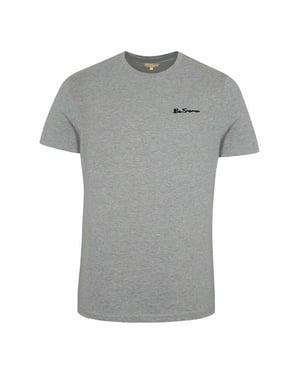Ben Sherman Plain ljusgrå T-shirt för herrar