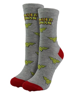 Wonder Woman Socks for Women | Casual Fancy Dress Colorful Novelty Socks | Wonder Woman Gifts - Wonder Woman