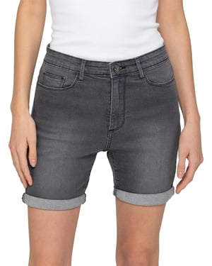 Enzo | Dames Skinny Denim Shorts