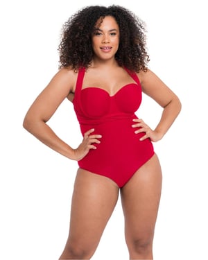Curvy Kate Wrapsody Bandeau Swimsuit