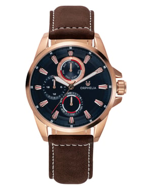 Orphelia Eddington herenhorloge Bruin OR71902