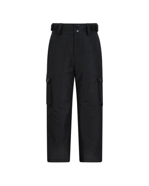 Mountain Warehouse Skibroek voor kinderen/Kinderen Titan Cargo (Zwart)