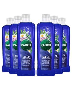 Radox Mineral Therapy Bath Soak Sleep Aromatherapy w/ DreamScentz Fragrance 6x1L