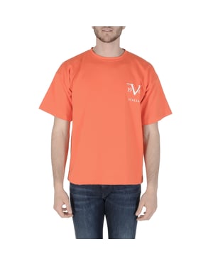 19V69 Italia Mens T-Shirt Orange AZIR ORANGE