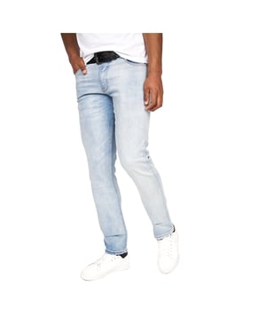 Crosshatch Mens Cadman Straight Jeans (Light Wash)