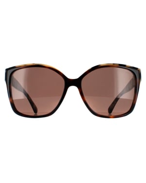 Michael Kors MK2201 Malia 395173 donkere tortoise en crème tortoise bruine zonnebril