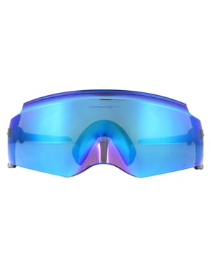 Oakley Wrap Heren Polished Zwart Prizm Sapphire Zonnebril