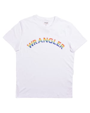 Wrangler White Rainbow T-Shirt