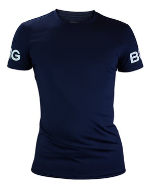Björn Borg - Heren High Performance Korte Mouw T-Shirt - Marineblauw