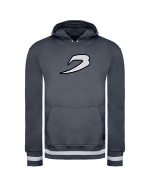 BoxRaw 36 by Teddy Mens Charcoal Atlas Hoodie
