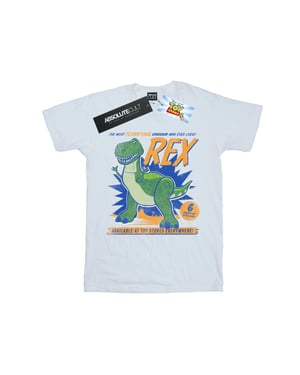 Li-cense Disney heren toy story 4 rex angstaanjagend dinosaurus t-shirt