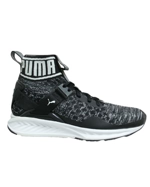 Puma Ignite EvoKnit zwarte damestrainers