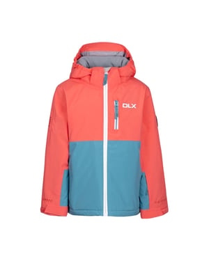 Childrens/Kids Pauline DLX Ski Jacket (Peach Blush/Storm Blue)