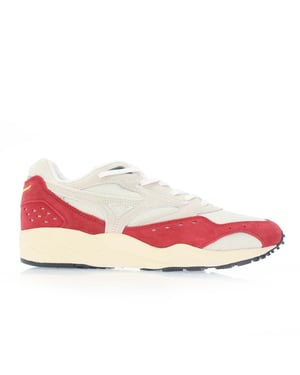 Men's Mizuno Contender Trainers in White red