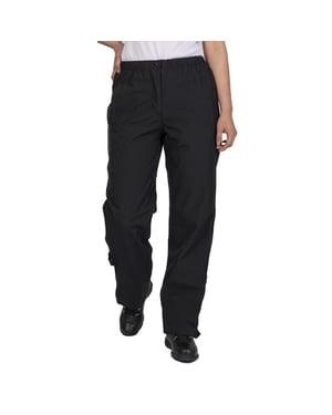 Island Green Dames/Dames Drop Hem Waterdichte Broek (Zwart)