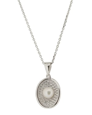 Orphelia Vrouwen 925 Sterling Zilveren Ketting met Hanger - Zilver ZH-4605