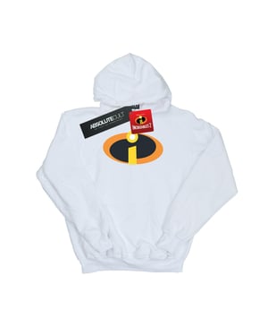 Disney Jongens The Incredibles Costume Logo Hoodie (Wit)