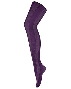 Sock Snob - Färgade 80 denier ogenomskinliga mode-strumpbyxor för damer - Randiga