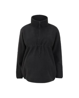 Mountain Warehouse Cosy Sherpa Half Zip Maternity Fleece Top för dam/dam (Svart)