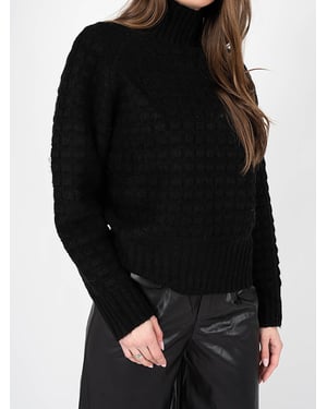 Silvian Heach Pullover Dam Svart